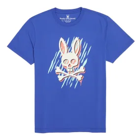 Psycho Bunny Mens Milby Graphic Tee - Bright Royal