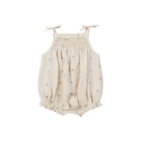 Quincy Mae Betty Romper - Sweet Pea