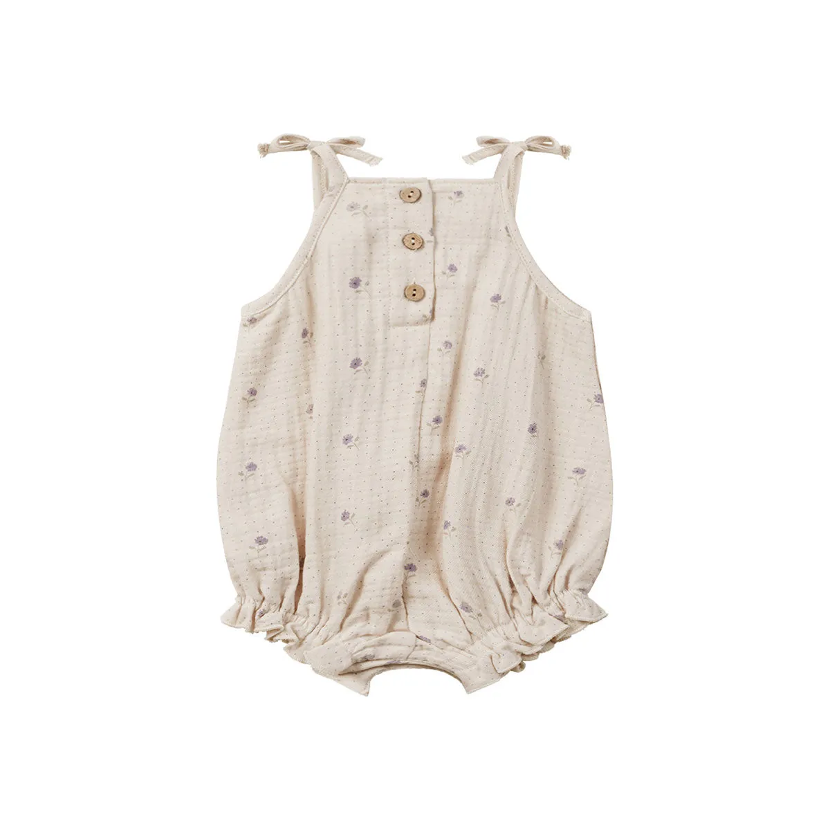 Quincy Mae Betty Romper - Sweet Pea