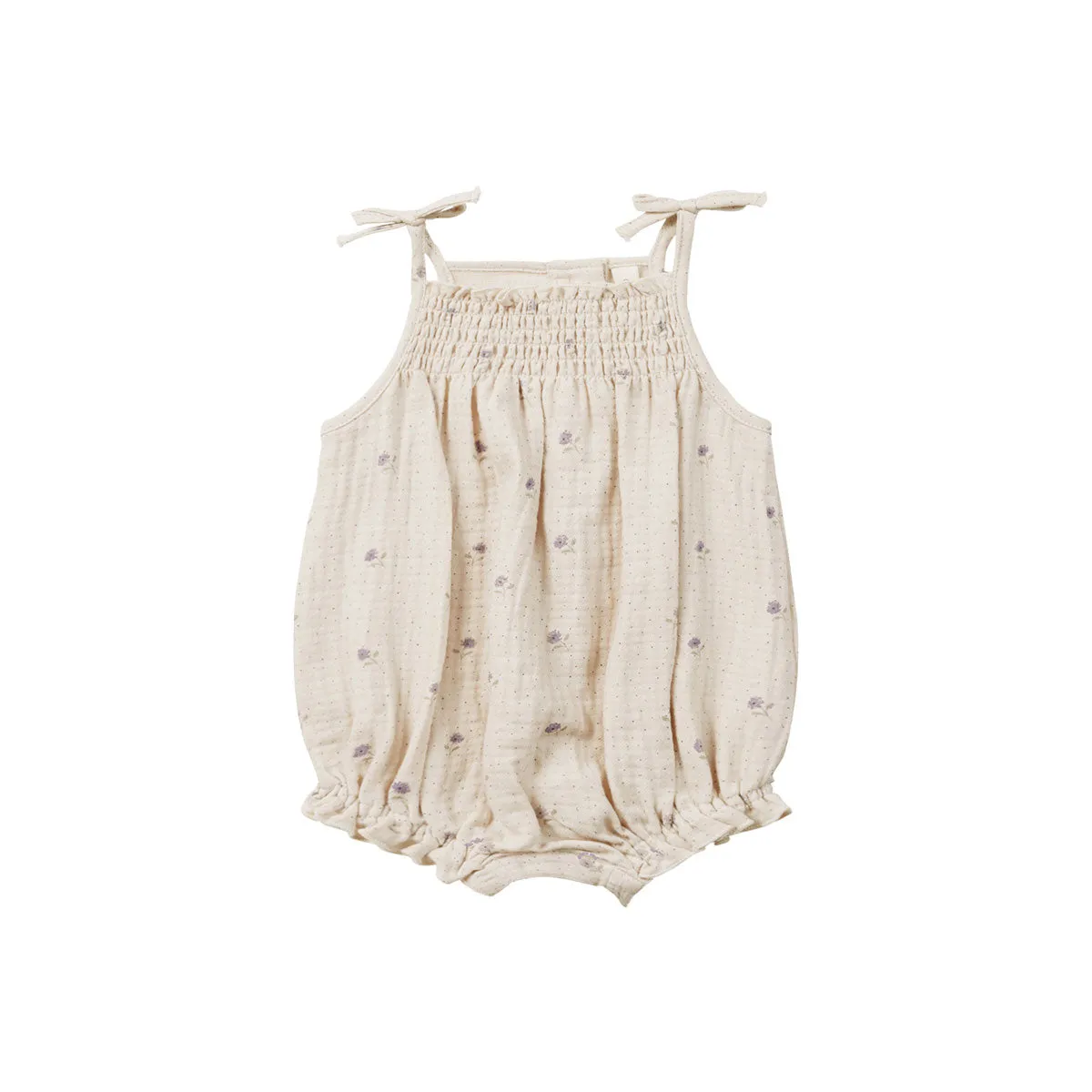 Quincy Mae Betty Romper - Sweet Pea