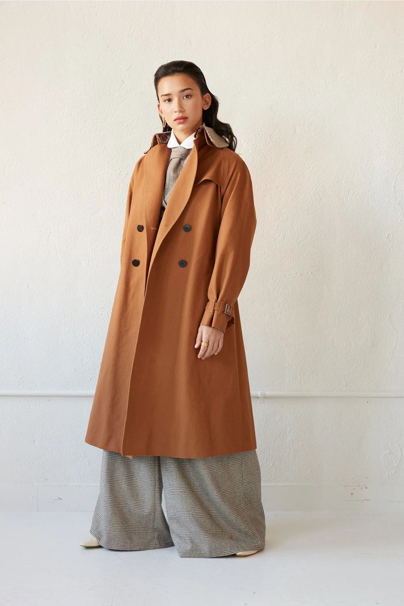 Regine Trench Coat in Cotton Twill