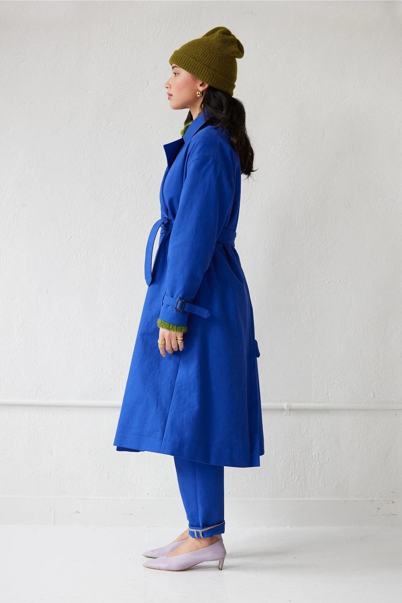 Regine Trench Coat in Cotton Twill