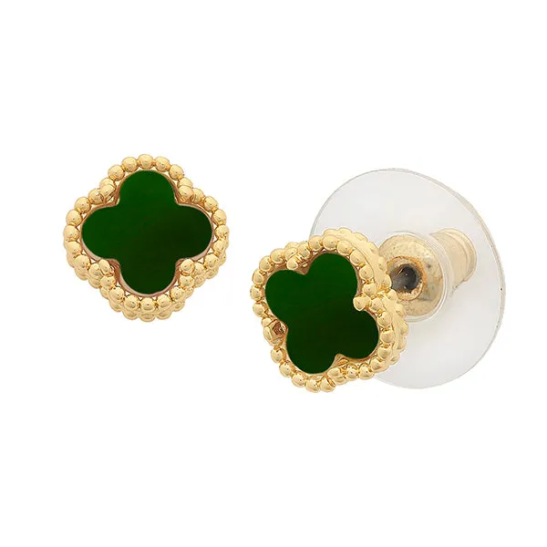 Reign Gold Jade Earring