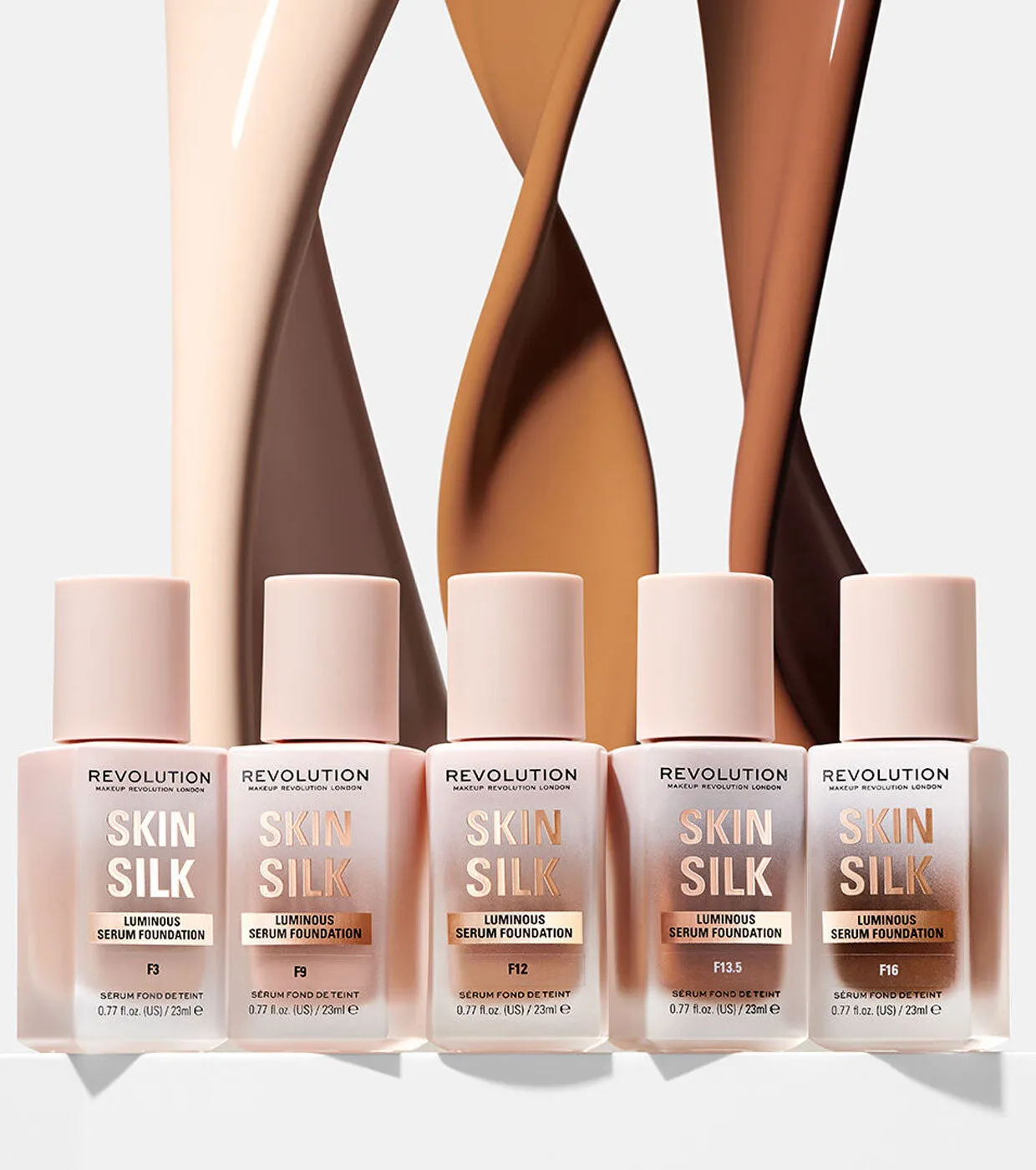 Revolution - Base de maquillaje Skin Silk Serum Foundation - F2