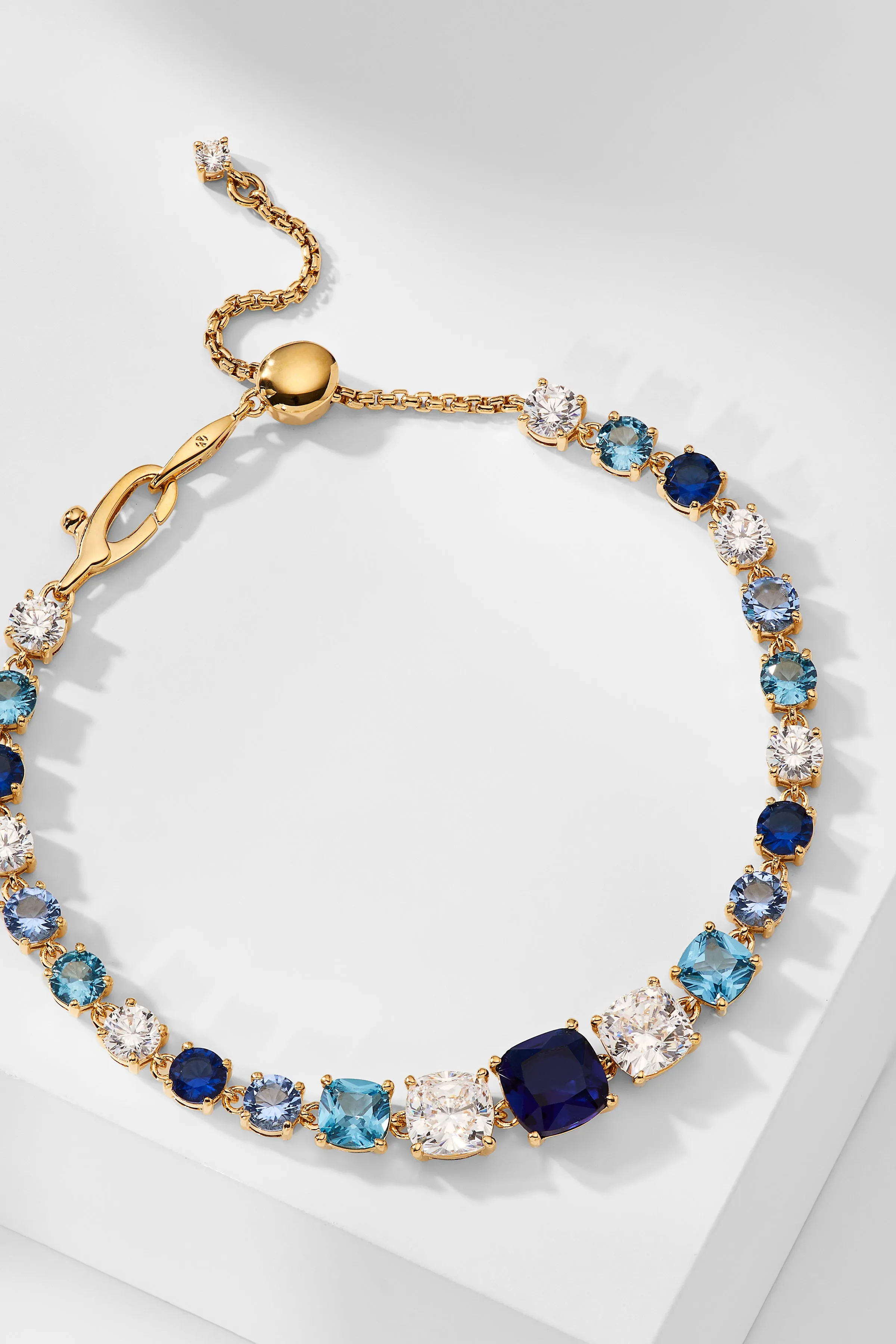 ROCKSTARS BLUE MIXED CZ LINE BRACELET