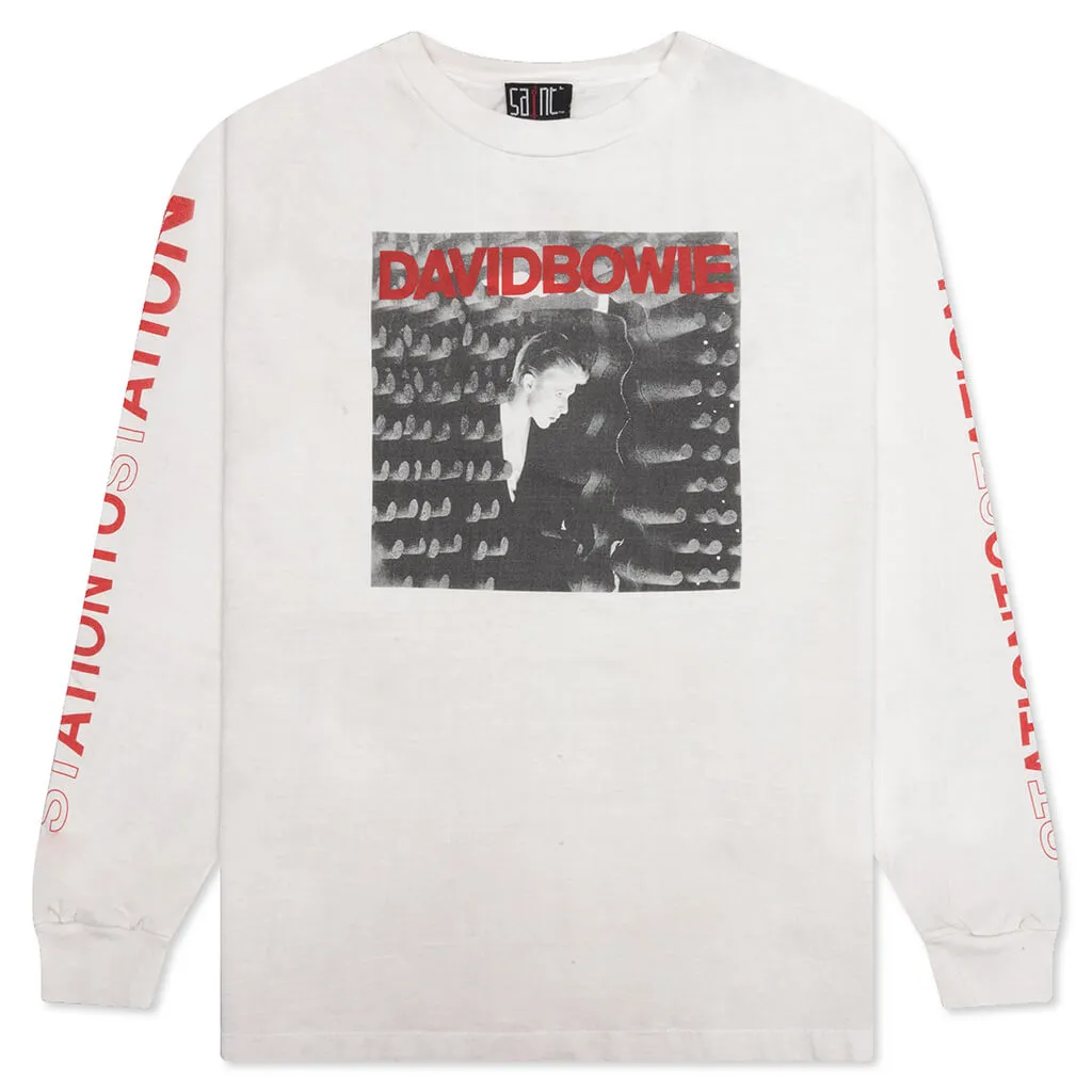 Saint Michael x David Bowie Station L/S Tee - White