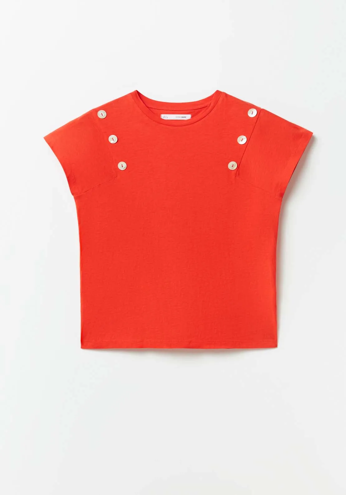 Short Sleeve Top - Red