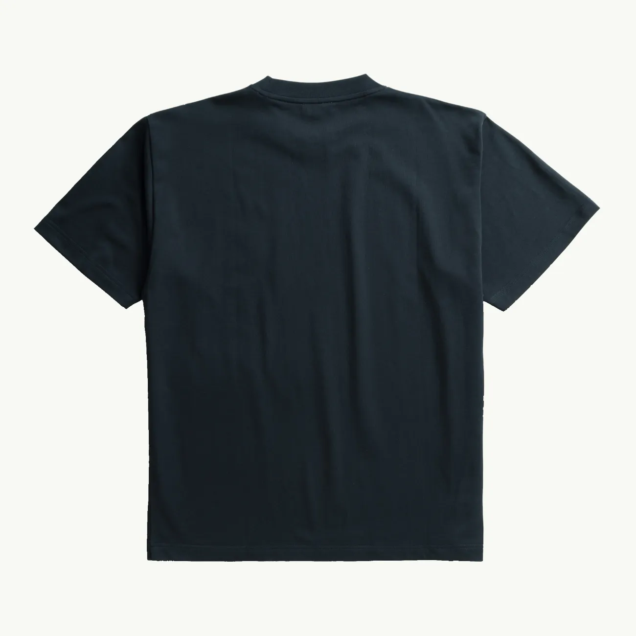 Simon Loose Organic Heavy Jersey Large 'N' T-Shirt - Dark Navy