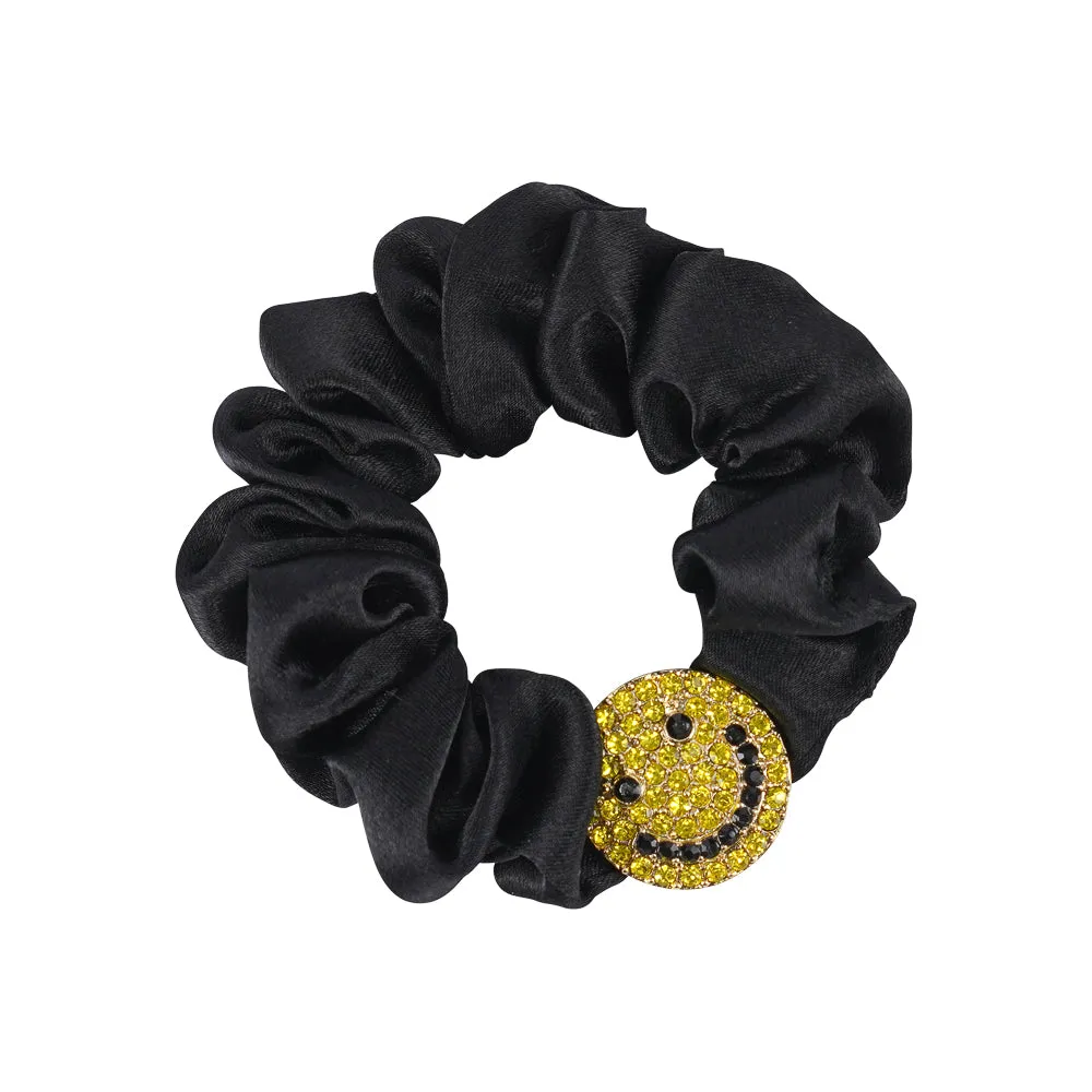 SMILEY CRYSTAL SCRUNCHIE