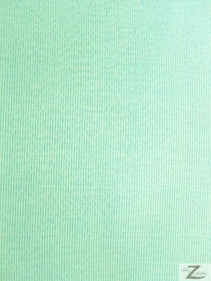 Solid Crystal Organza Fabric - 50 Yard Bolt - Aqua