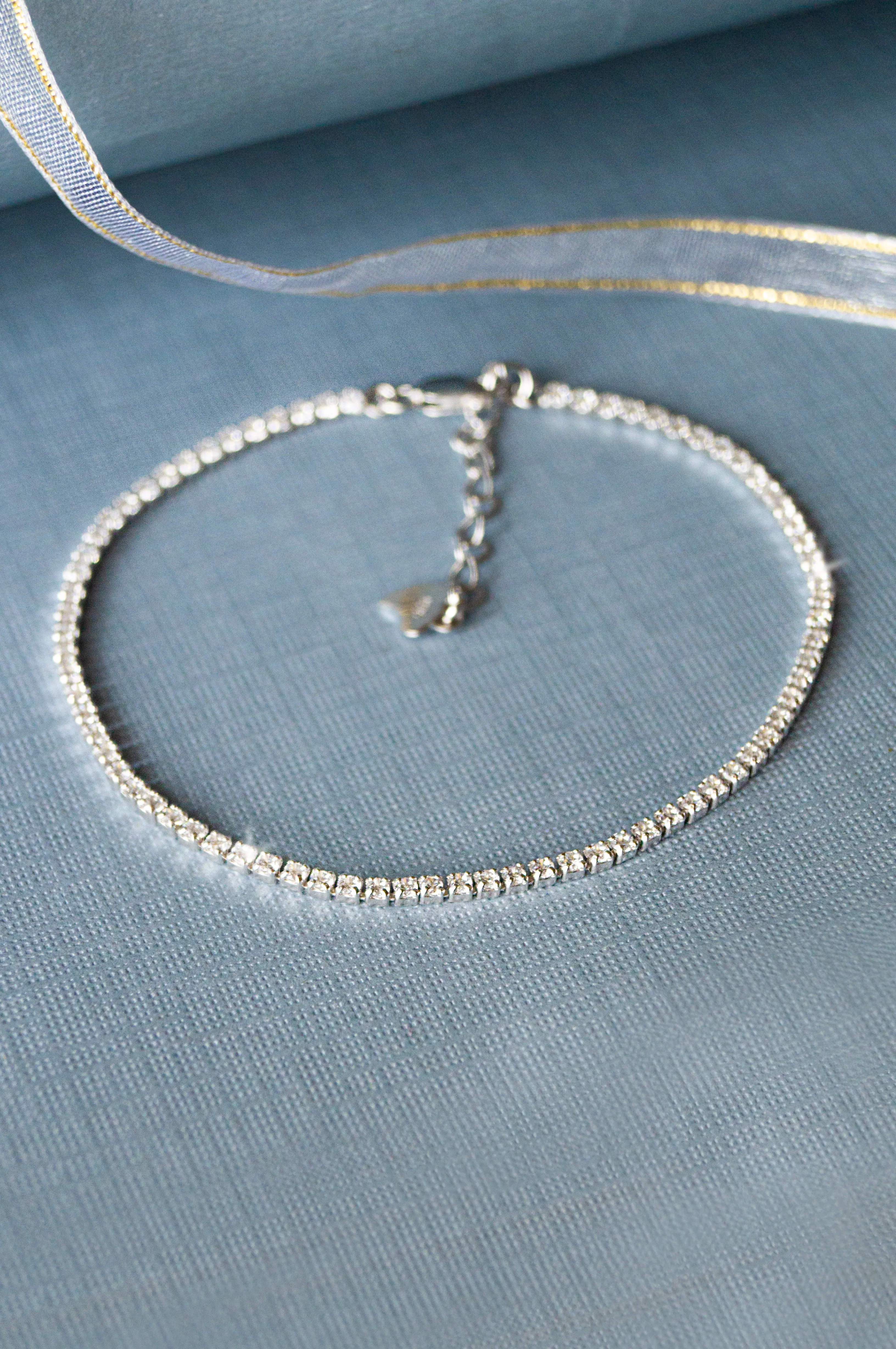 Sparkling Sterling Silver Eternity Bracelet