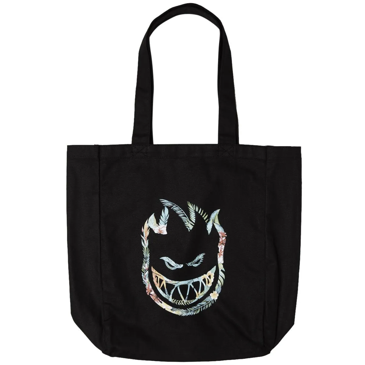 Spitfire Floral Bighead Tote Bag Black