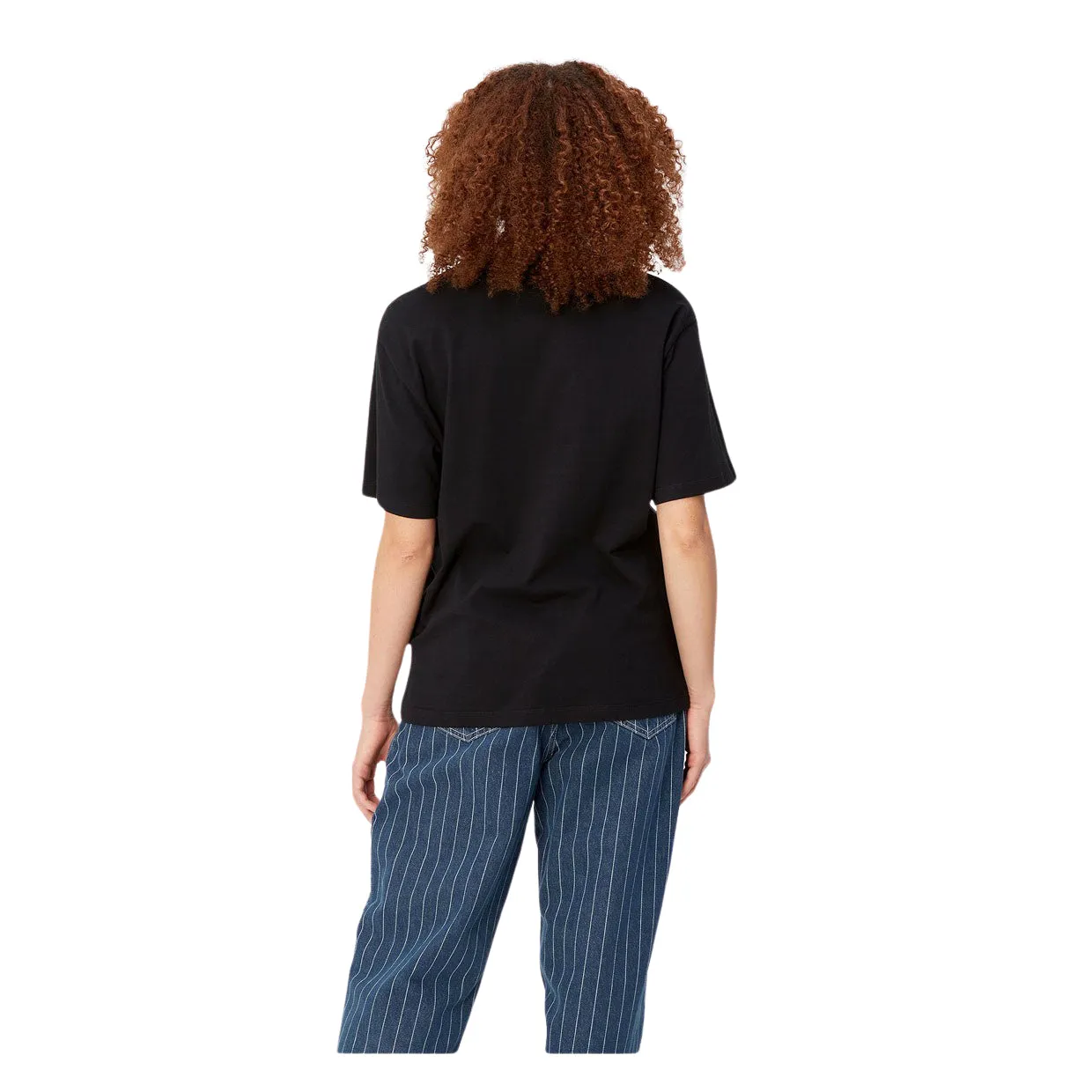 T-shirt Donna Carhartt WIP S/S Onyx Script Nero