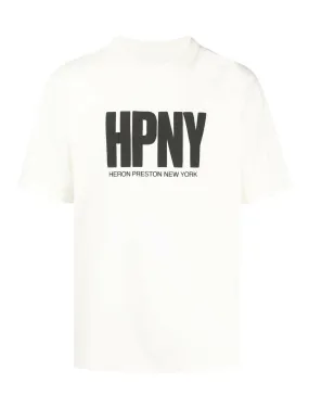 T-SHIRT IN ORGANIC COTTON WITH REG HPNY LOGO PRINT