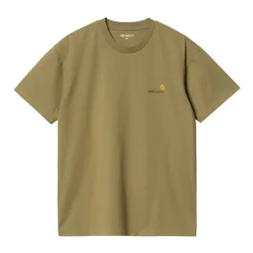 T-shirt Uomo Carhartt WIP S/S American Script Verde