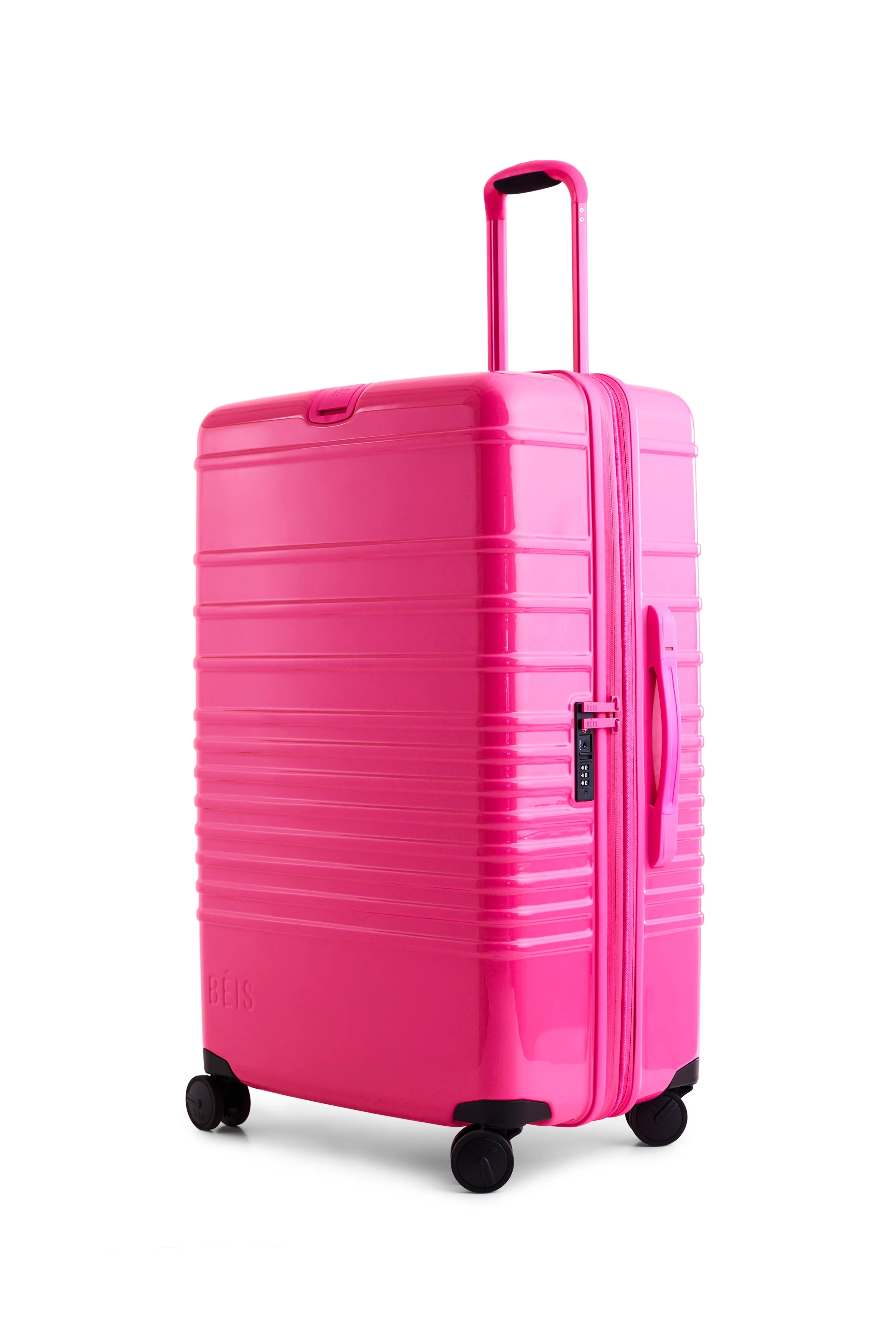 The Large Check-In Roller in Barbie Pink