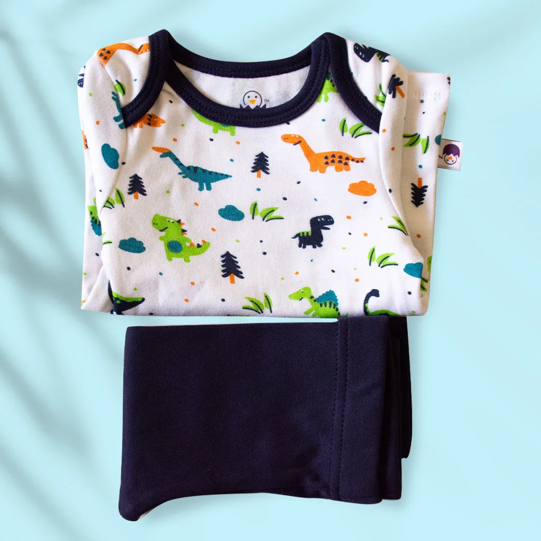 TShirt & Pants -Pyjama Set - Dino world T-shirt Navy Blue Pants