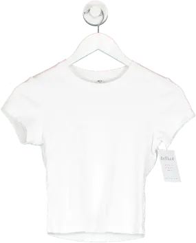 Uniqlo White Short Sleeved T Shirt UK XXS