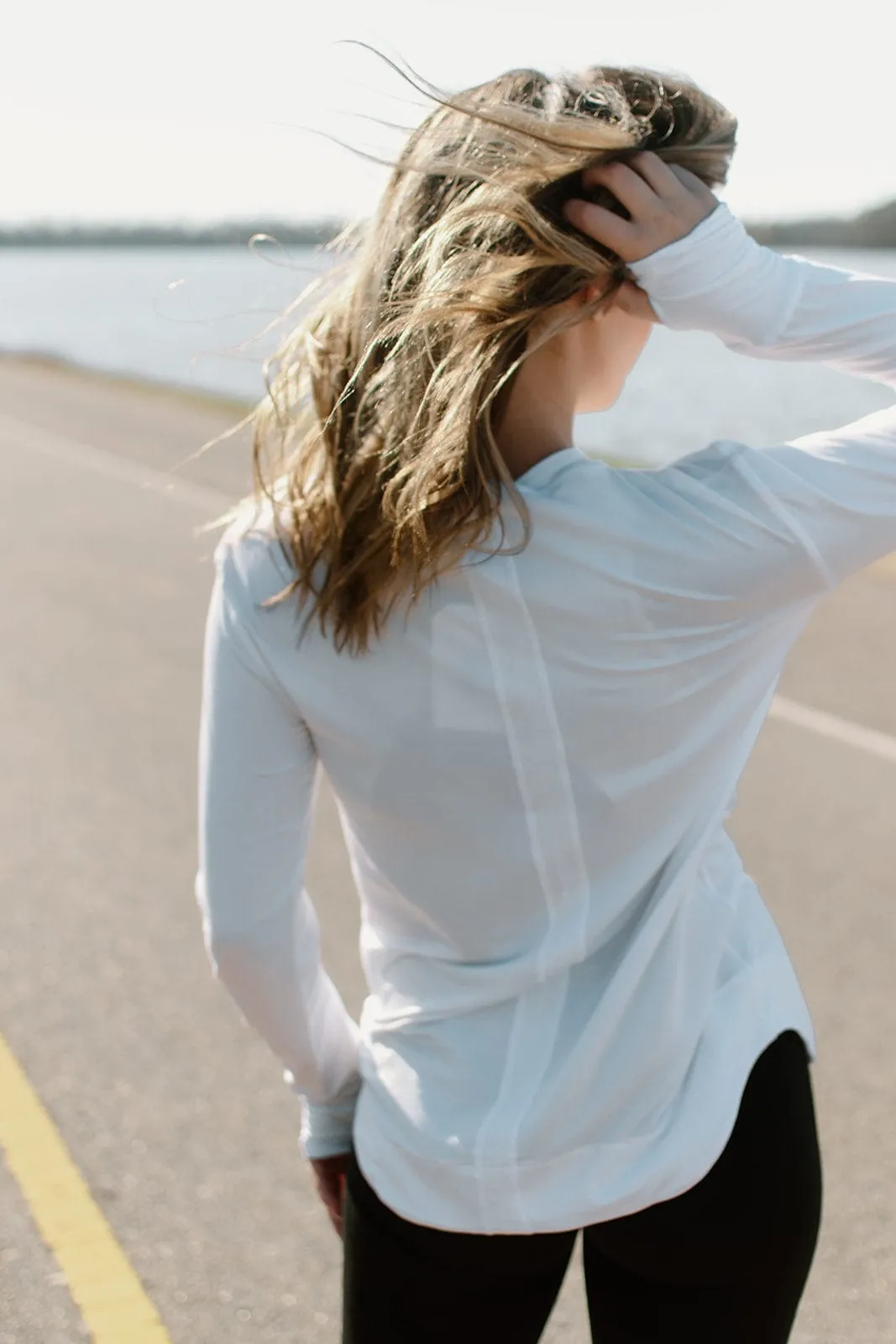 White Ultra Soft Long Sleeve Top