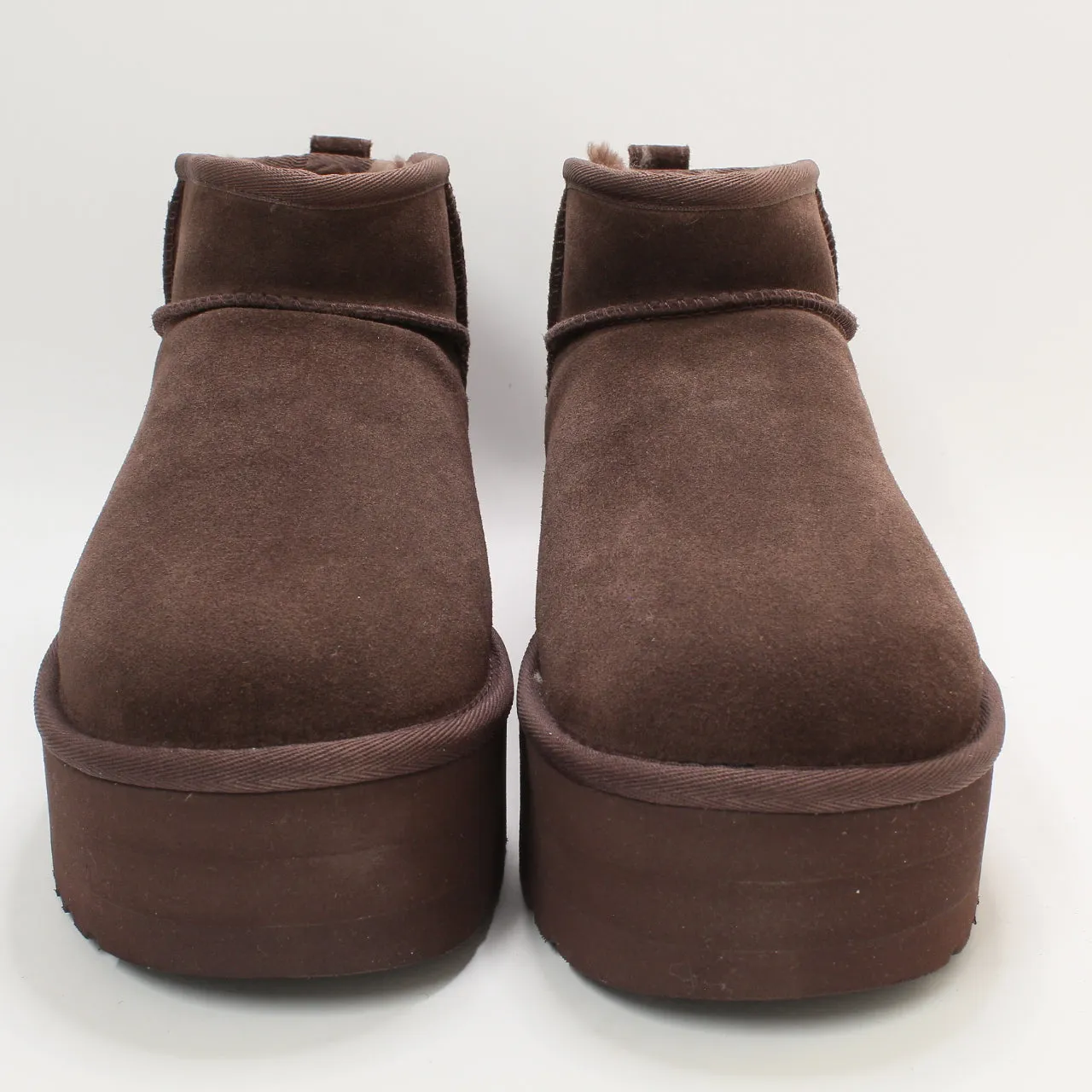 Womens UGG Classic Ultra Mini Platform Burnt Cedar