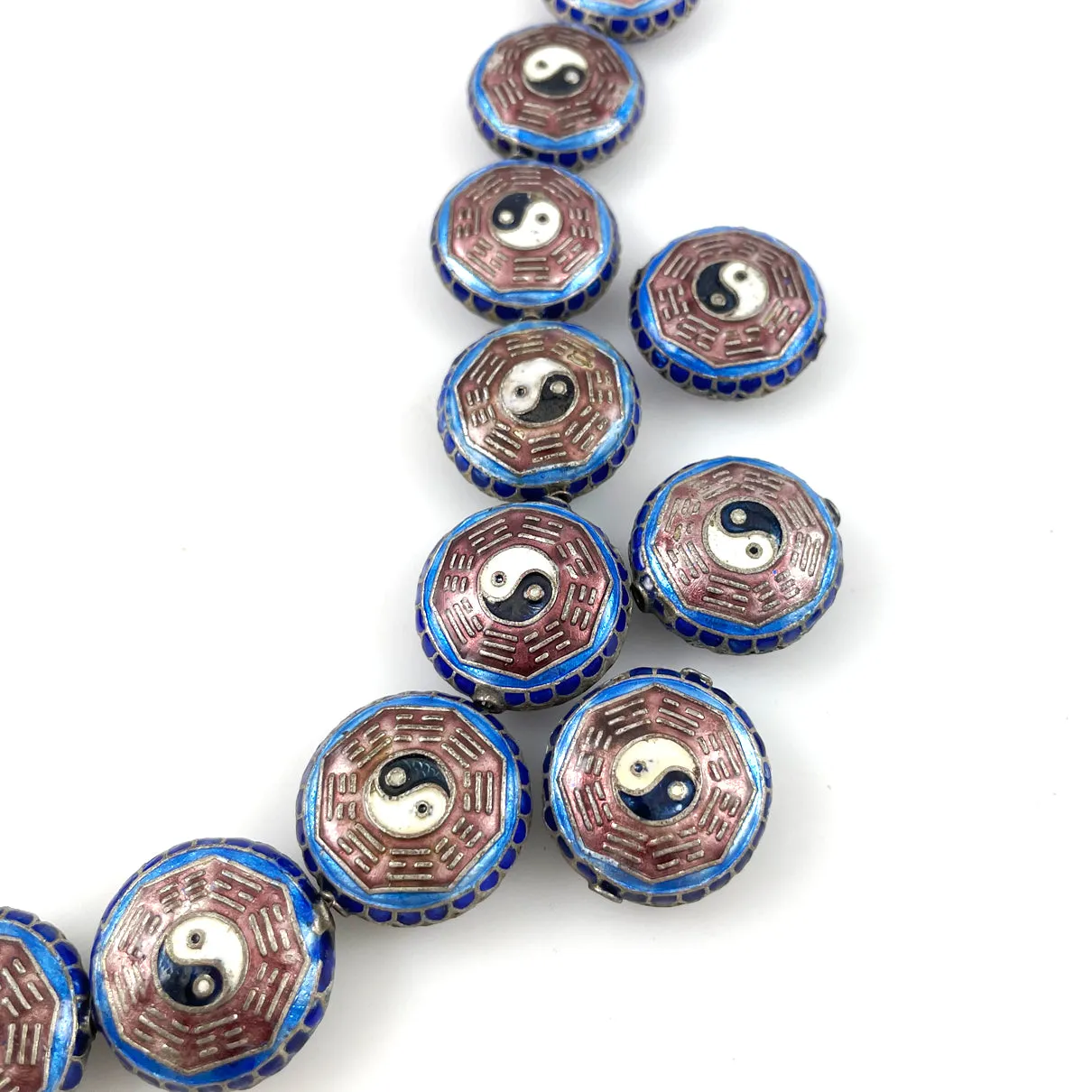 Yin Yang Enamel Beads Chinese